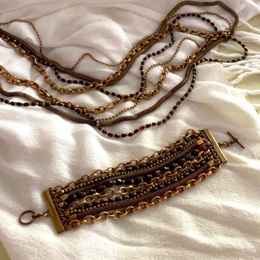Matching Necklace and Bracelet